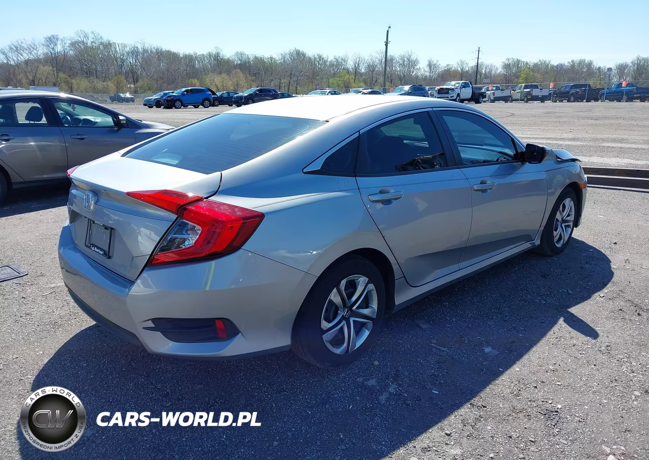2017 Honda Civic Lx VIN:19XFC2F57HE046766 - 4