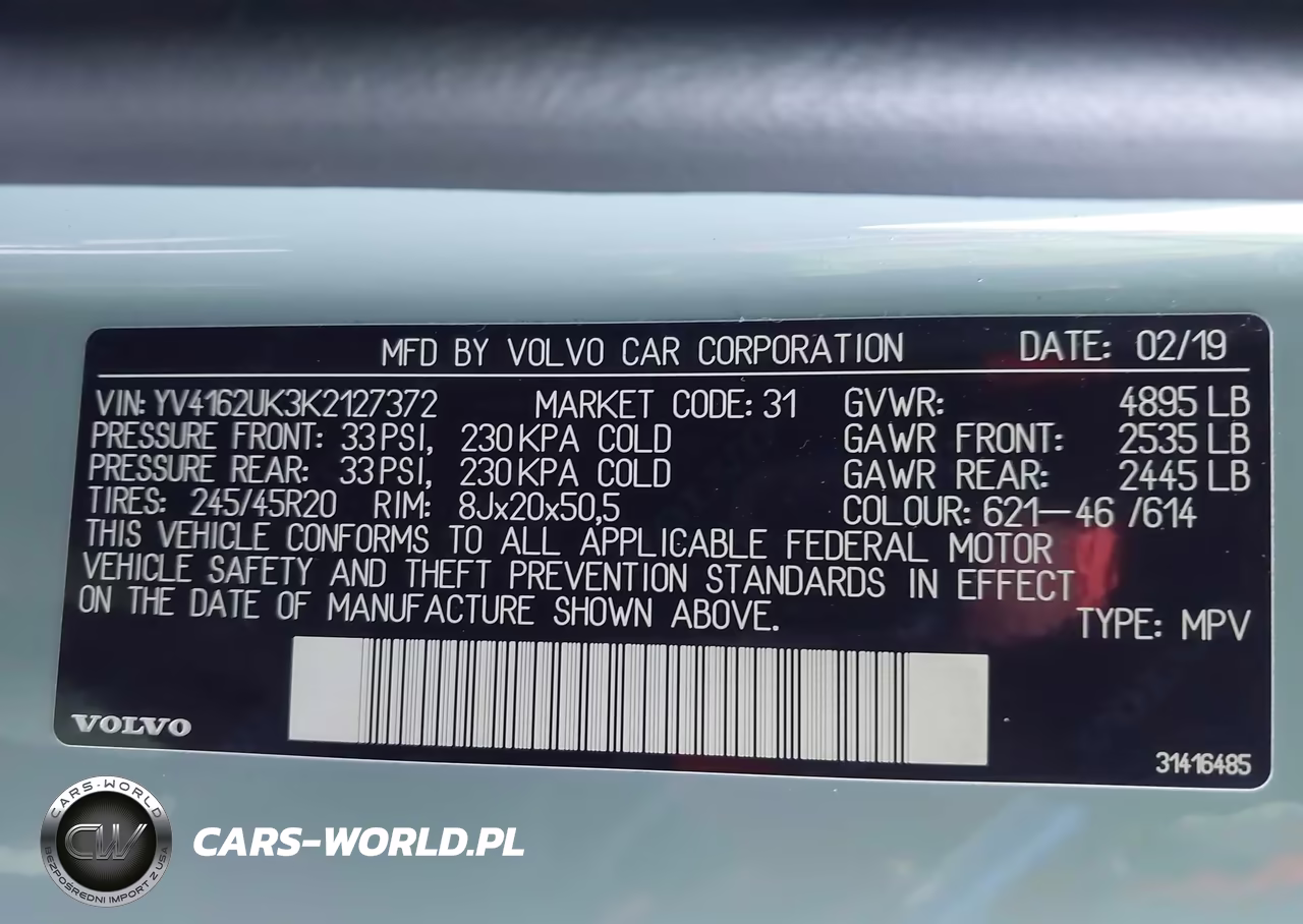 2019 Volvo Xc40 T5 Momentum VIN:YV4162UK3K2127372 - 9