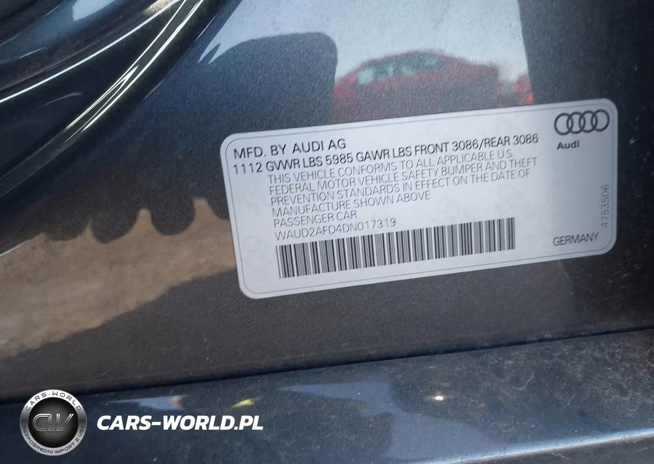 2013 Audi S8 4.0T VIN:WAUD2AFD4DN017319 - 9