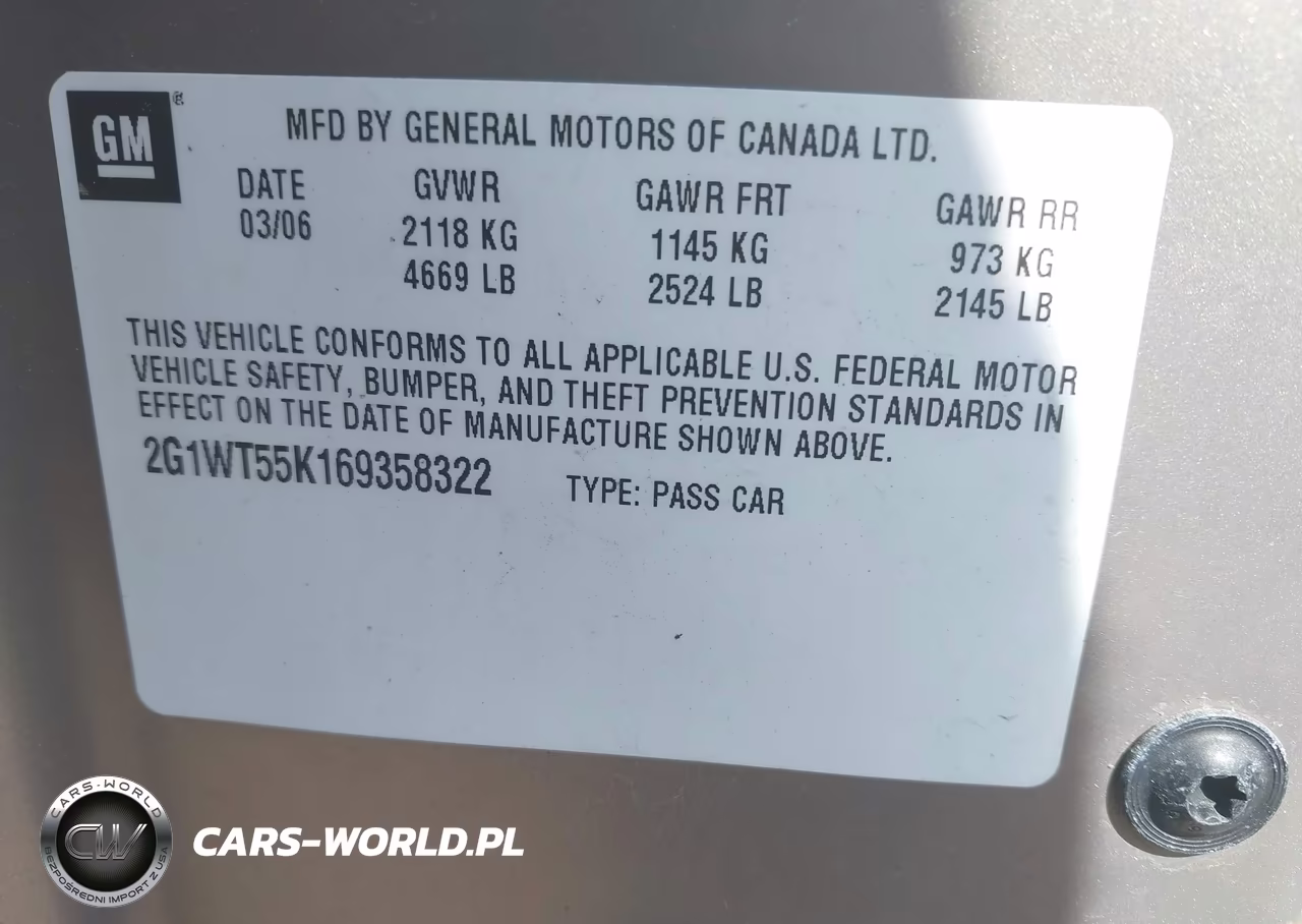 2006 Chevrolet Impala Lt VIN:2G1WT55K169358322 - 9