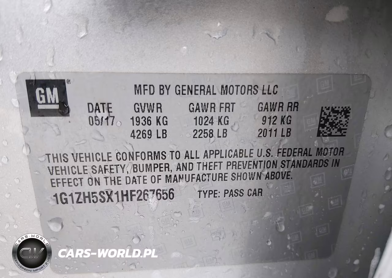 2017 Chevrolet Malibu Premier VIN:1G1ZH5SX1HF267656 - 9