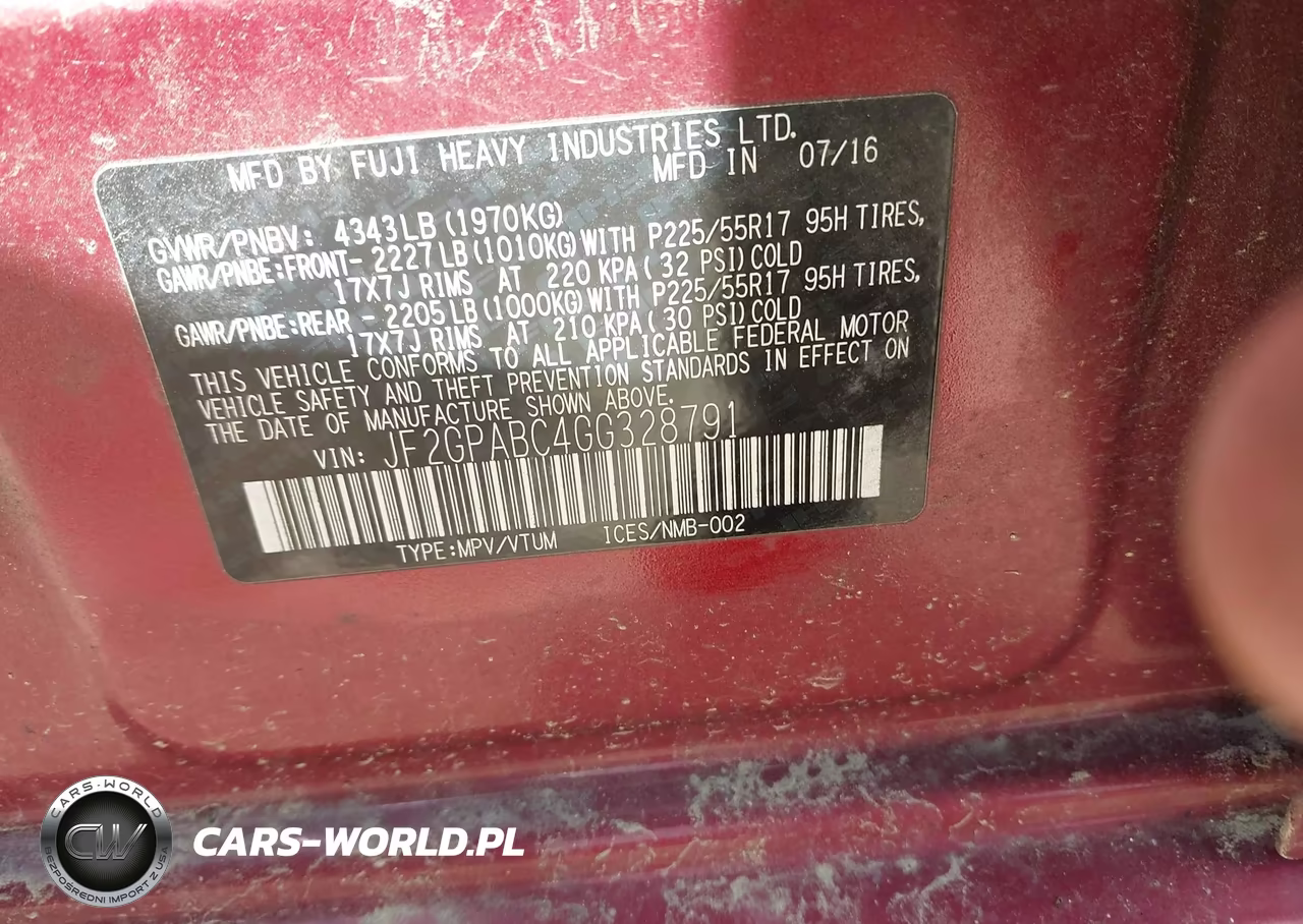 2016 Subaru Crosstrek 2.0I Premium VIN:JF2GPABC4GG328791 - 9