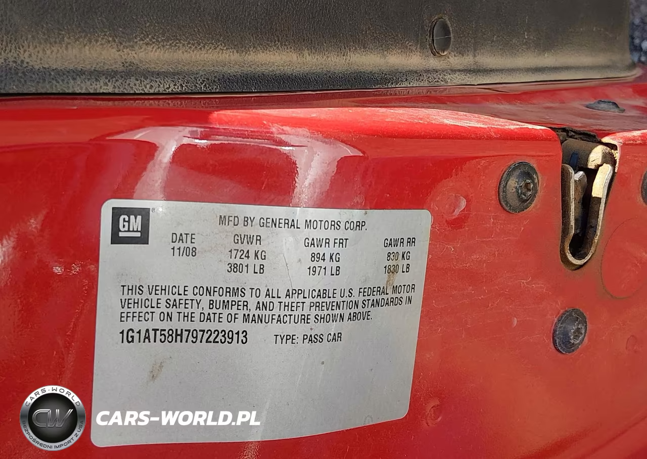 2009 Chevrolet Cobalt Lt VIN:1G1AT58H797223913 - 9