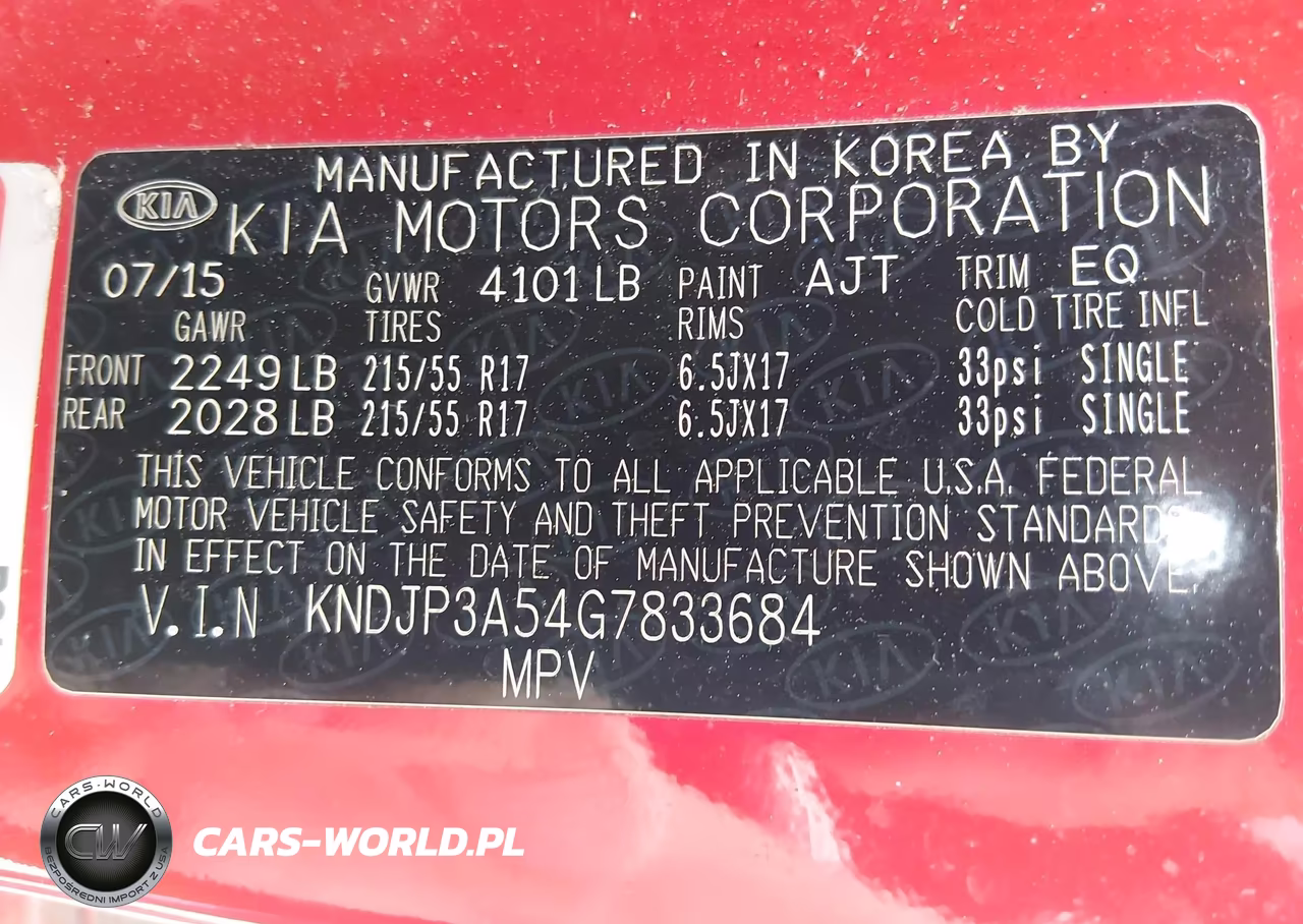 2016 Kia Soul + VIN:KNDJP3A54G7833684 - 9