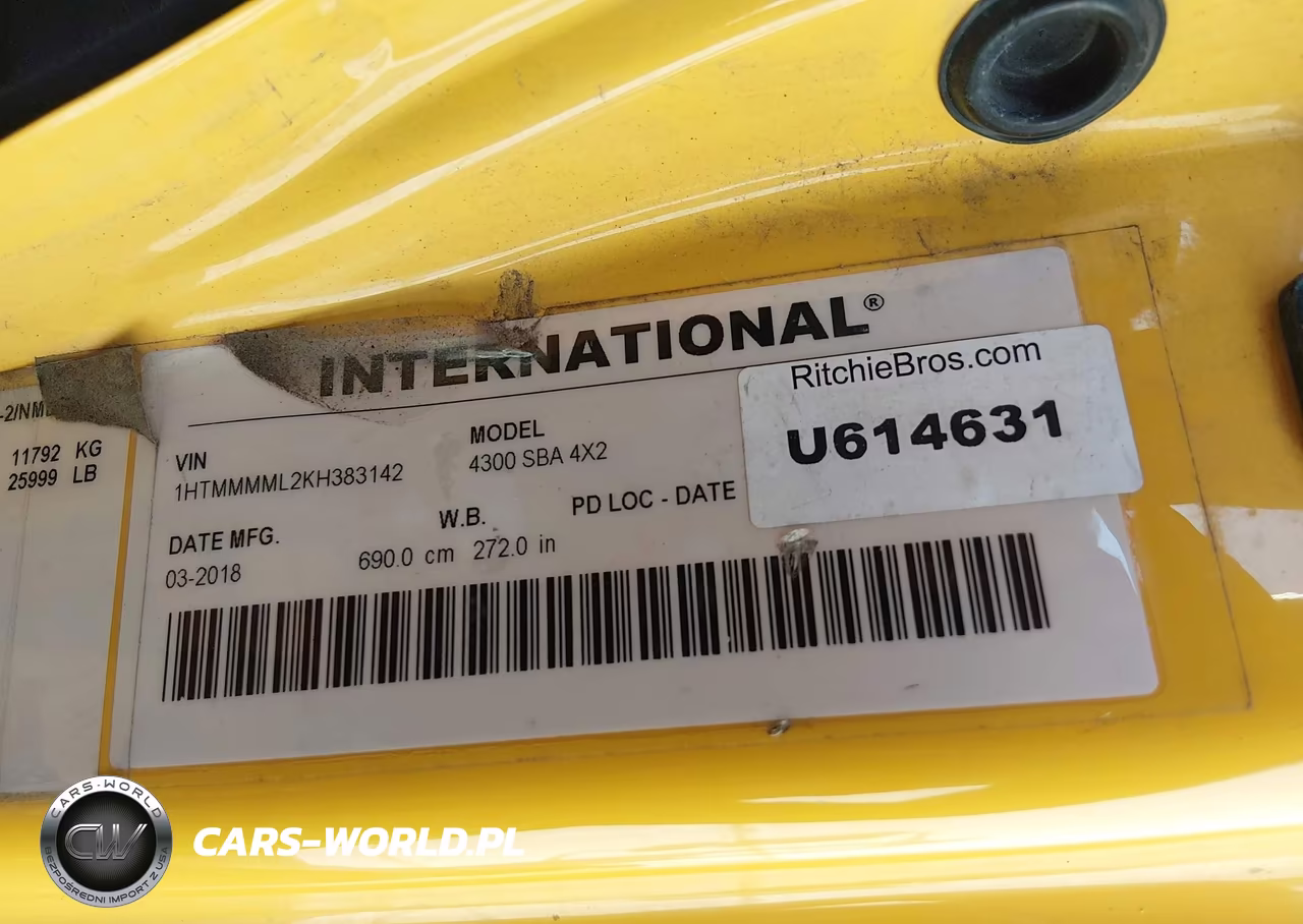 2019 International Durastar 4300 VIN:1HTMMMML2KH383142 - 8