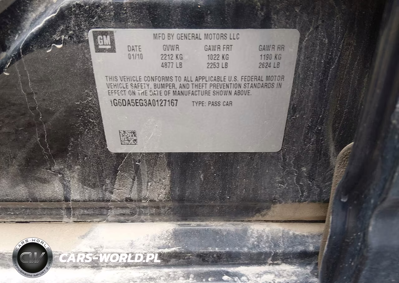 2010 Cadillac Cts Standard VIN:1G6DA5EG3A0127167 - 9