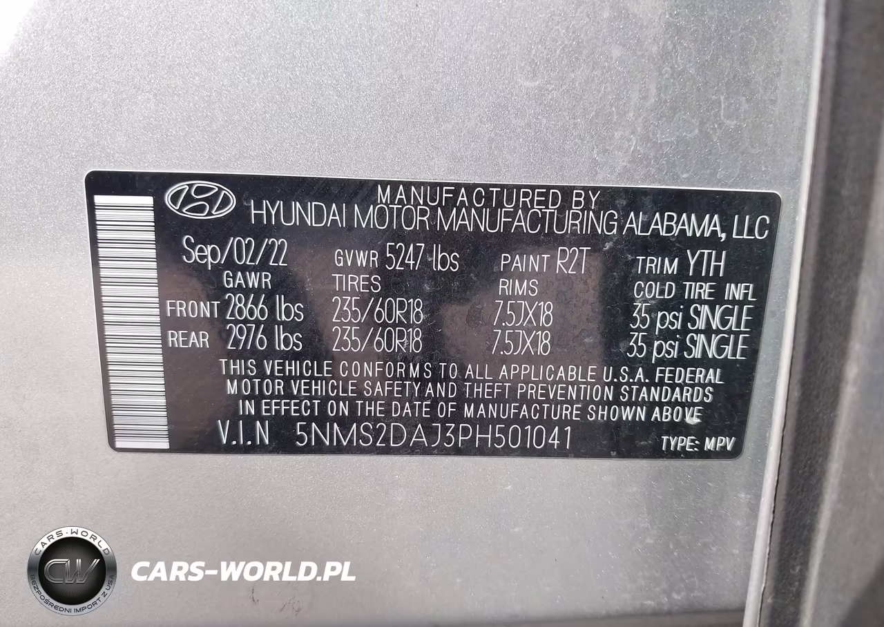 2023 Hyundai Santa Fe Sel VIN:5NMS2DAJ3PH501041 - 9