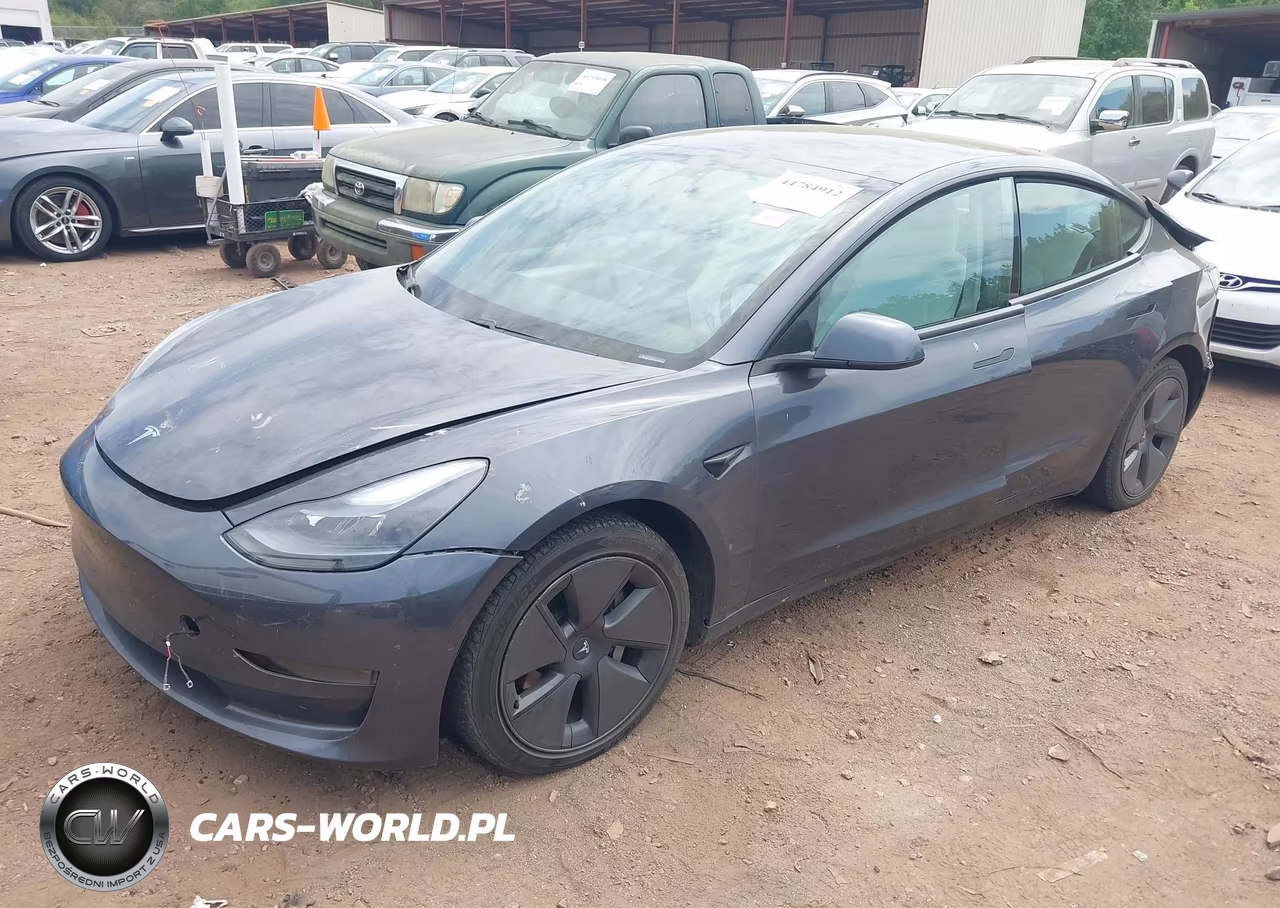 2021 Tesla Model 3 Long Range Dual Motor All-Wheel Drive VIN:5YJ3E1EB4MF992844 - 2