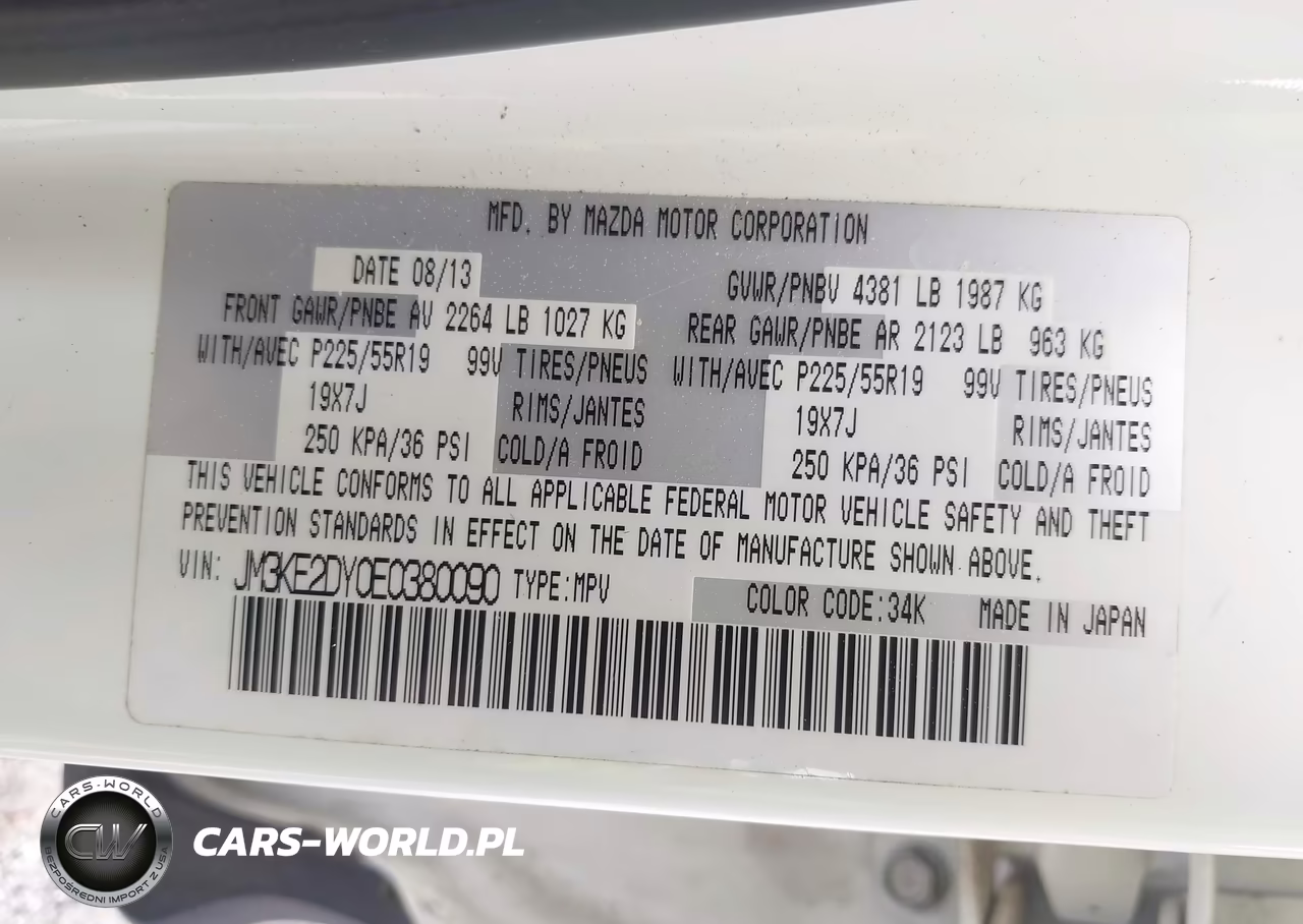 2014 Mazda Cx-5 Grand Touring VIN:JM3KE2DY0E0380090 - 9