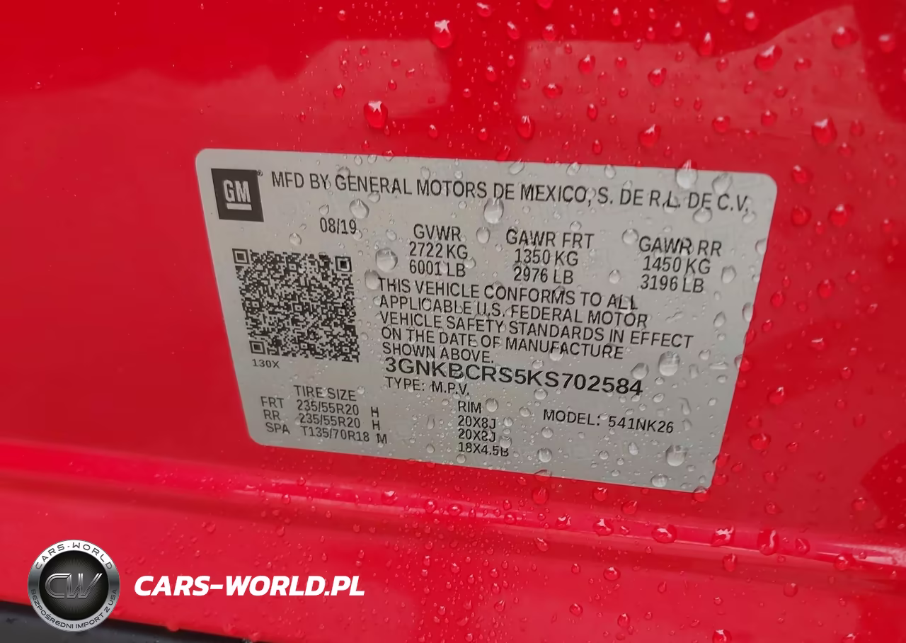 2019 Chevrolet Blazer VIN:3GNKBCRS5KS702584 - 9