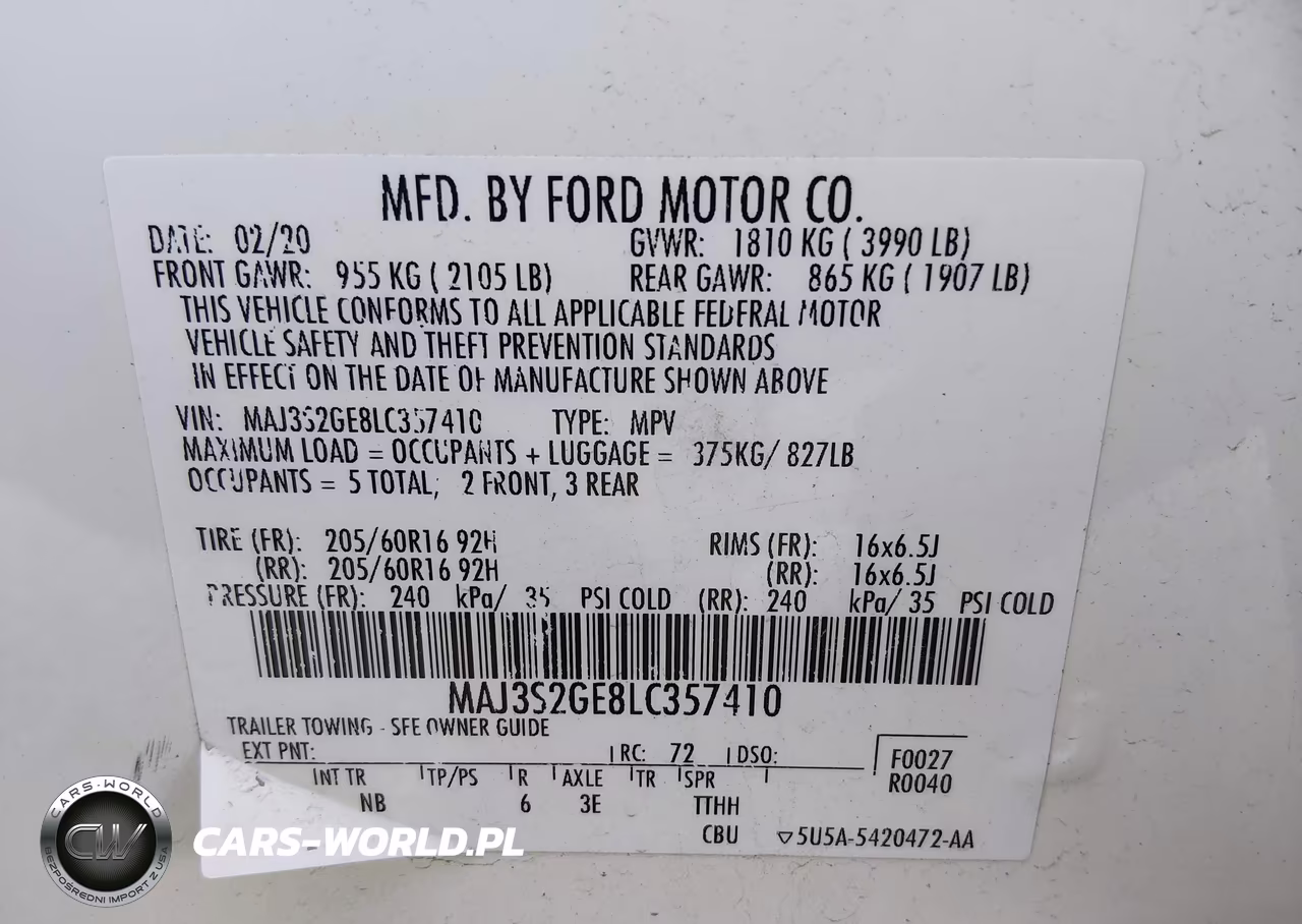 2020 Ford Ecosport Se VIN:MAJ3S2GE8LC357410 - 9