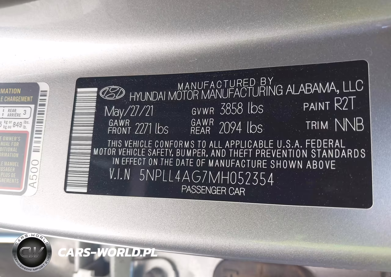 2021 Hyundai Elantra Se VIN:5NPLL4AG7MH052354 - 9