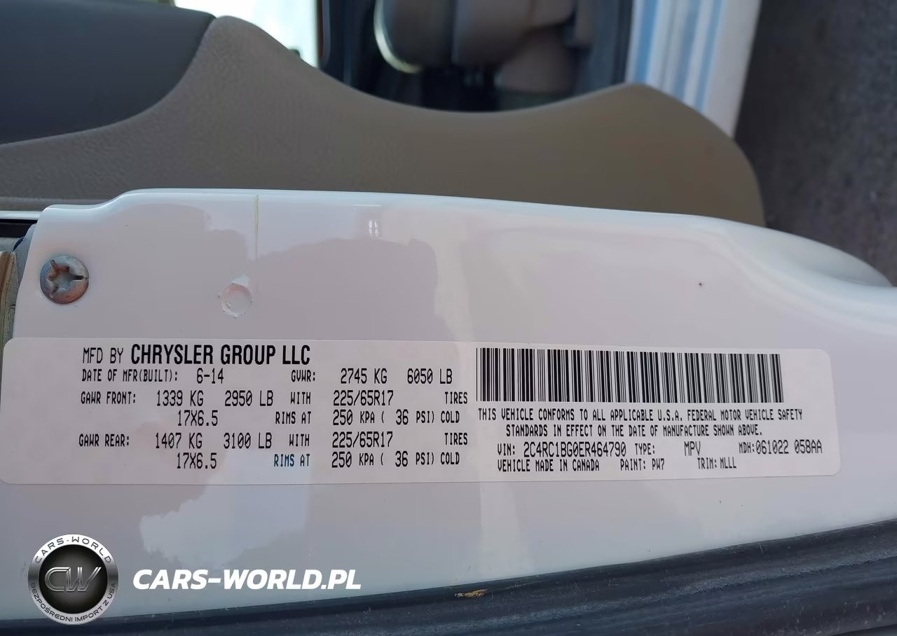 2014 Chrysler Town & Country Touring VIN:2C4RC1BG0ER464790 - 9