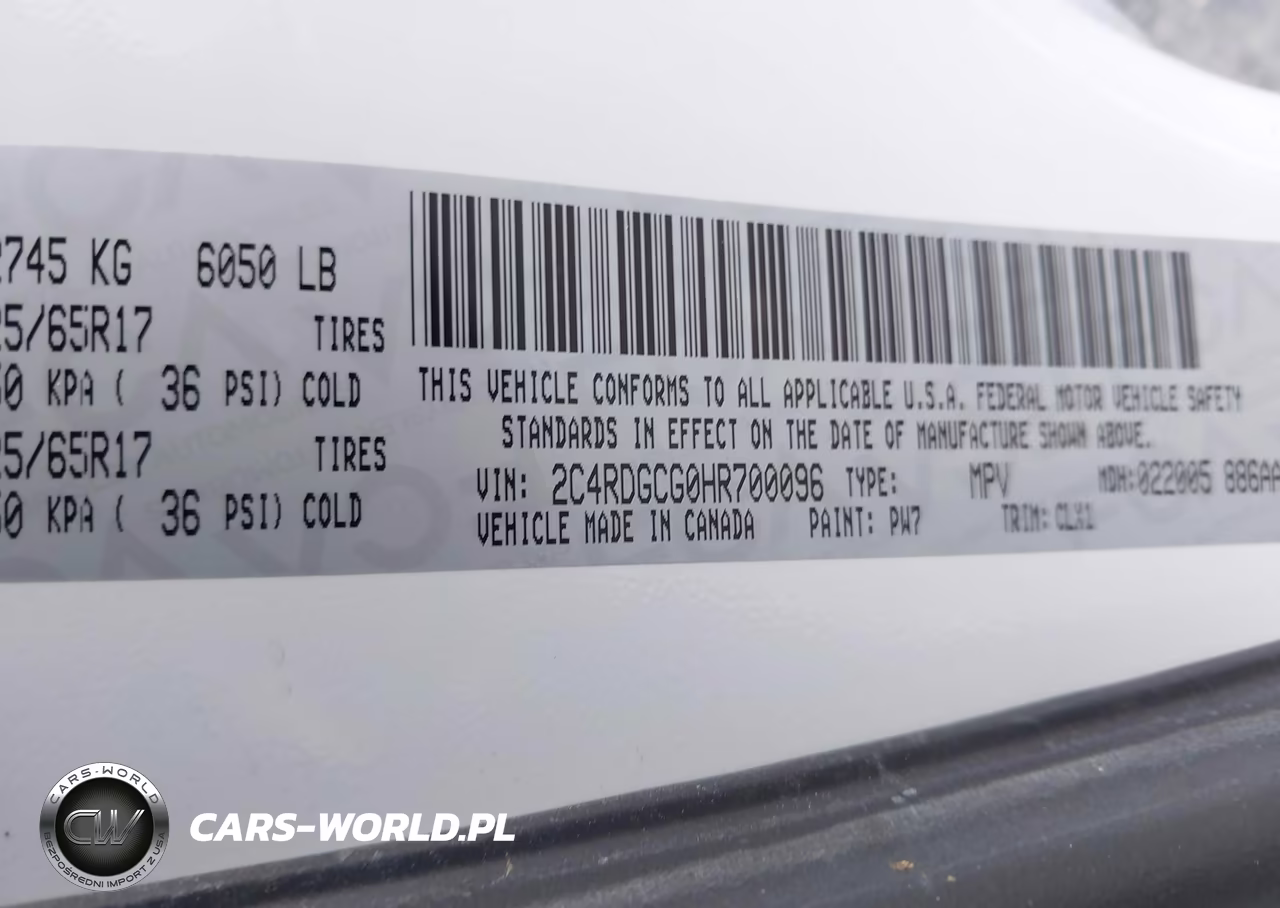 2017 Dodge Grand Caravan Sxt VIN:2C4RDGCG0HR700096 - 9