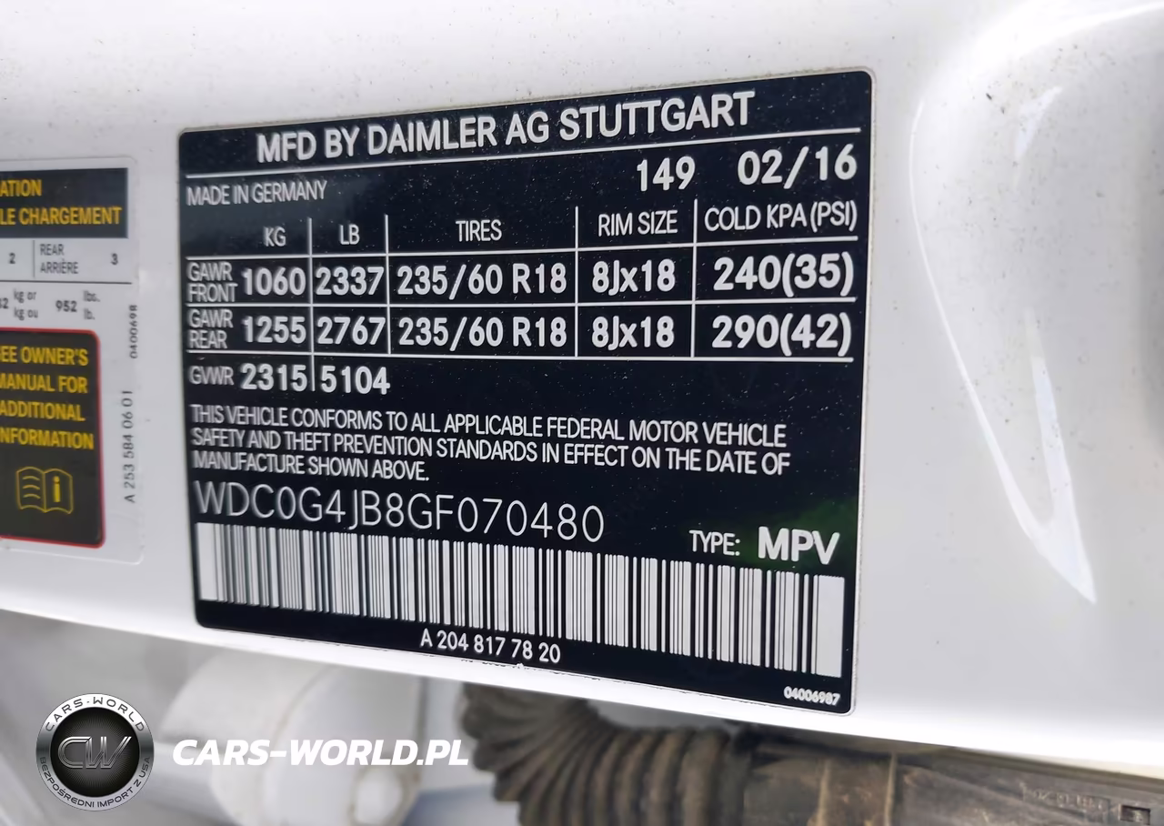 2016 Mercedes-Benz Glc 300 VIN:WDC0G4JB8GF070480 - 9
