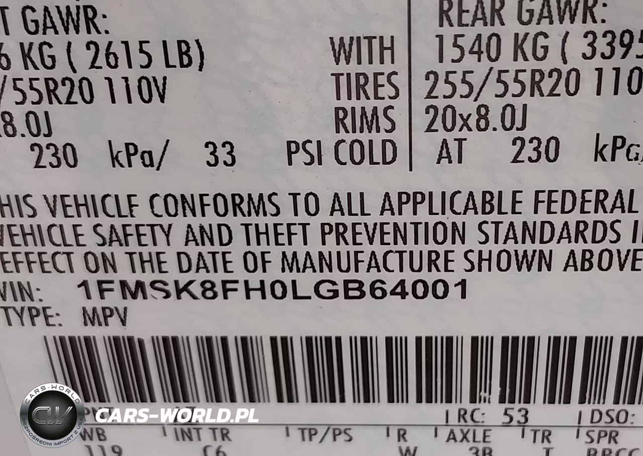 2020 Ford Explorer Limited VIN:1FMSK8FH0LGB64001 - 9