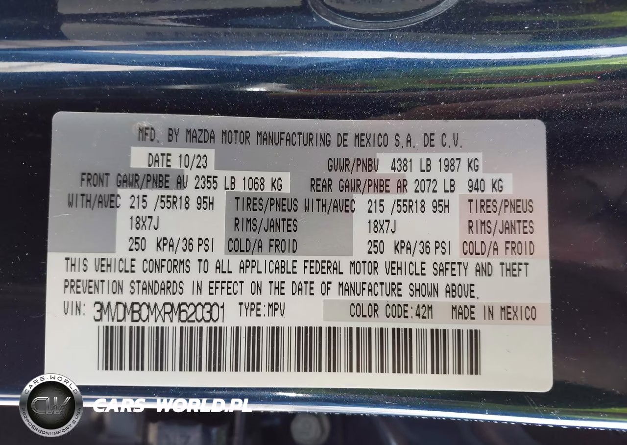 2024 Mazda Cx-30 2.5 S Preferred Package VIN:3MVDMBCMXRM620301 - 9