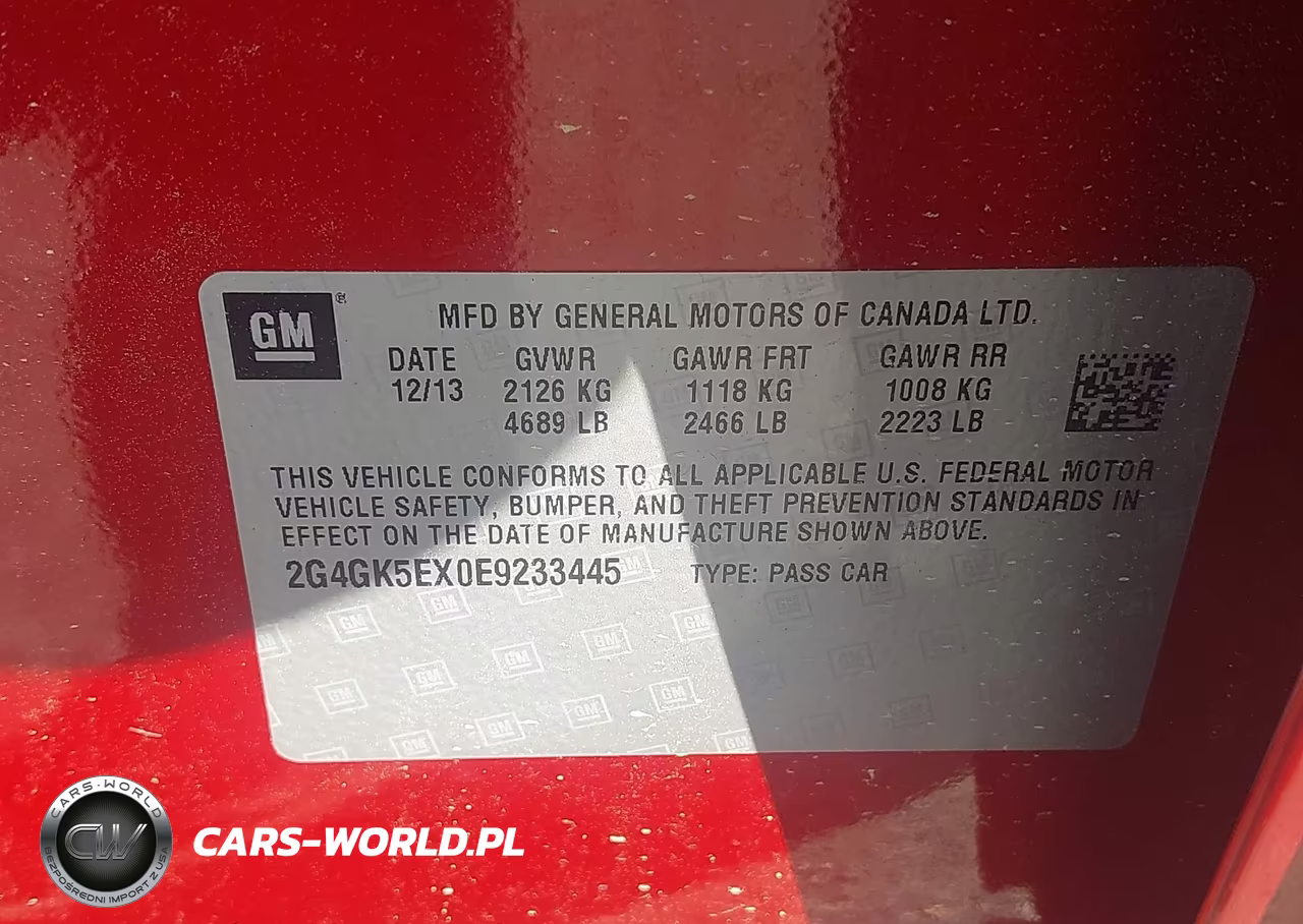 2014 Buick Regal Turbo VIN:2G4GK5EX0E9233445 - 9