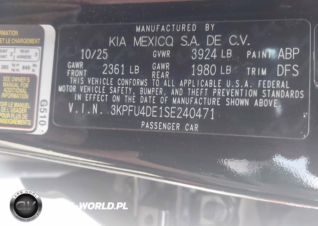 2025 Kia K4 Ex VIN:3KPFU4DE1SE240471 - 9