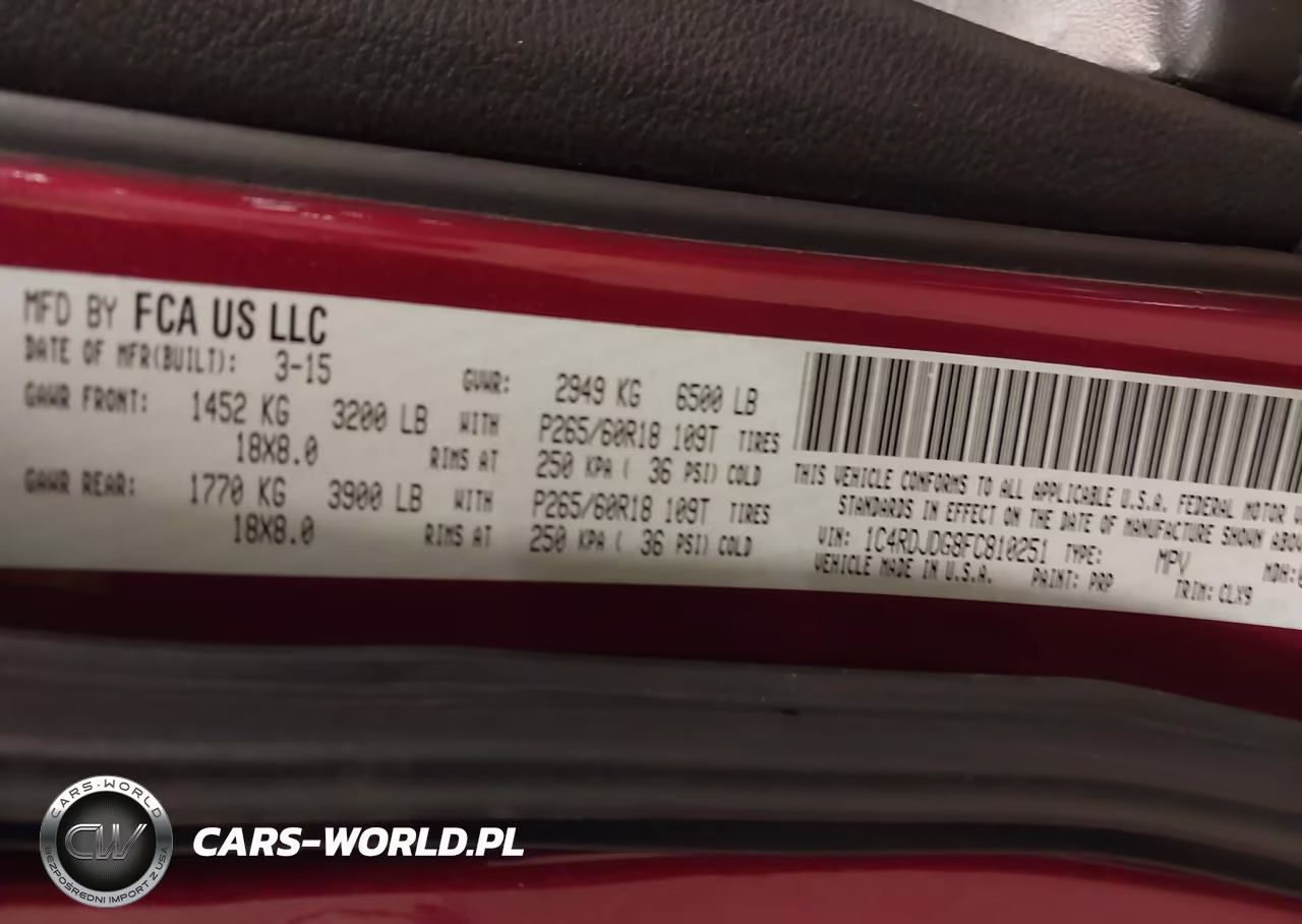 2015 Dodge Durango Limited VIN:1C4RDJDG8FC810251 - 9