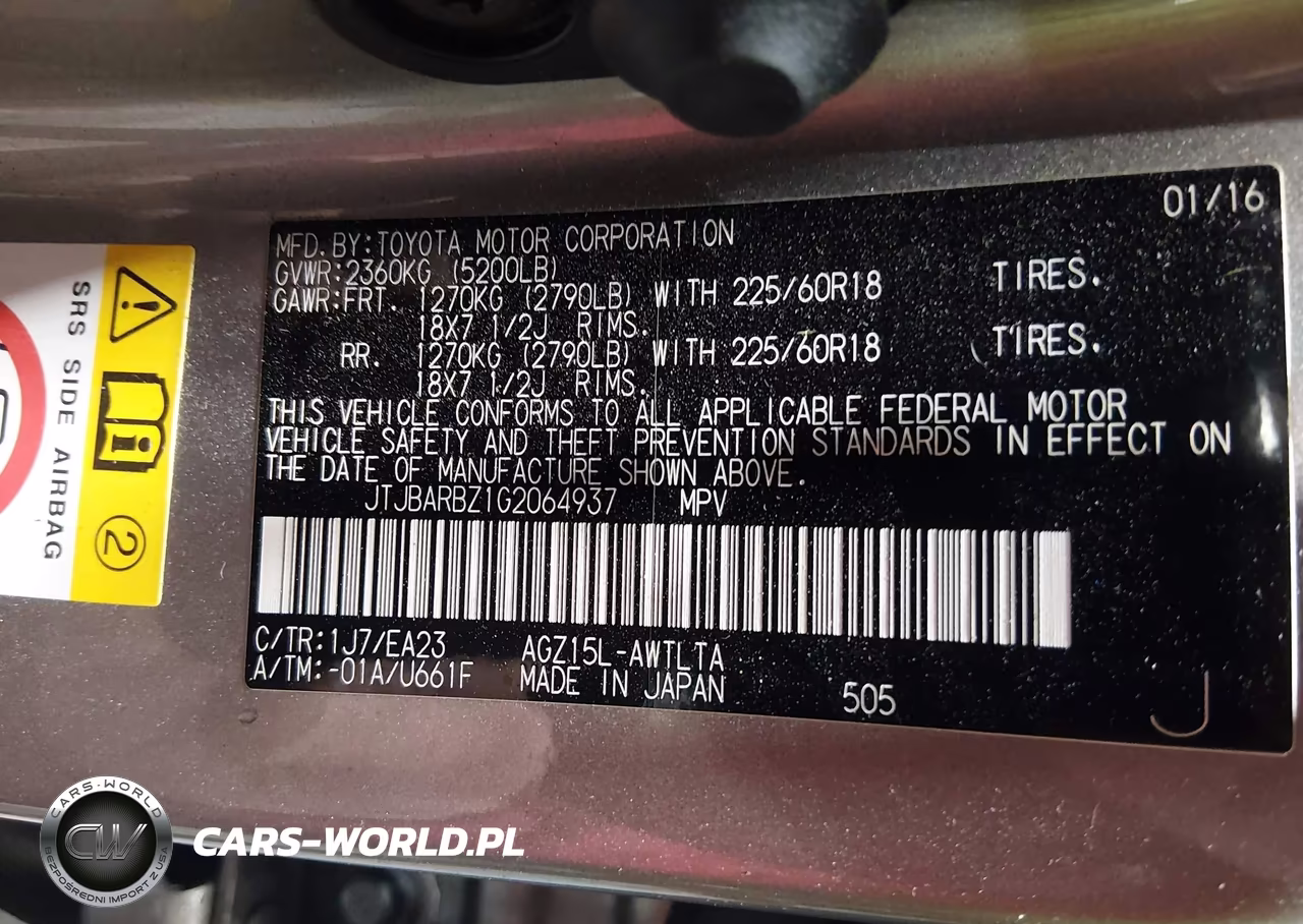 2016 Lexus Nx 200T VIN:JTJBARBZ1G2064937 - 9