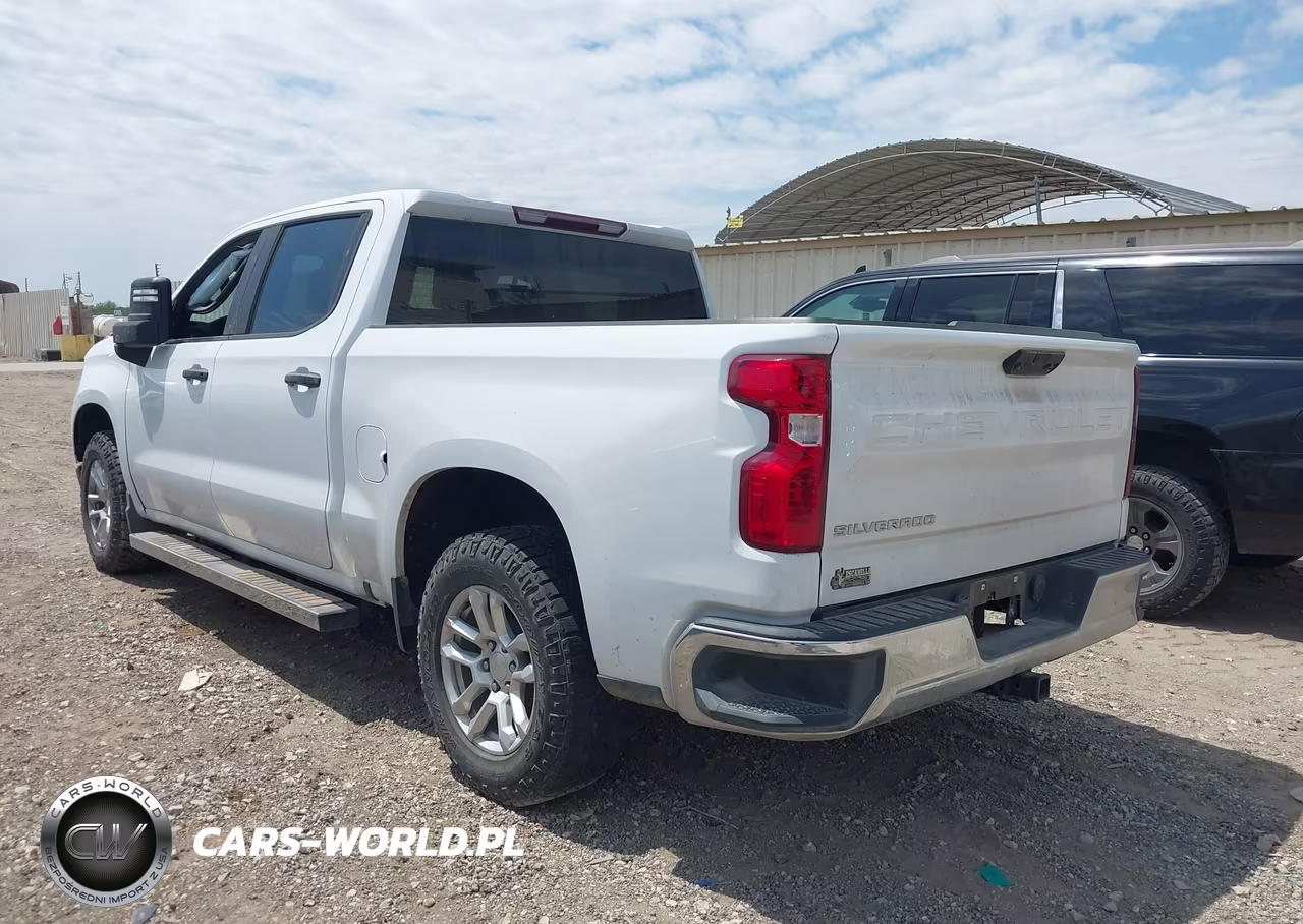 2023 Chevrolet Silverado 1500 4Wd Short Bed Wt VIN:1GCUDAED4PZ162792 - 3