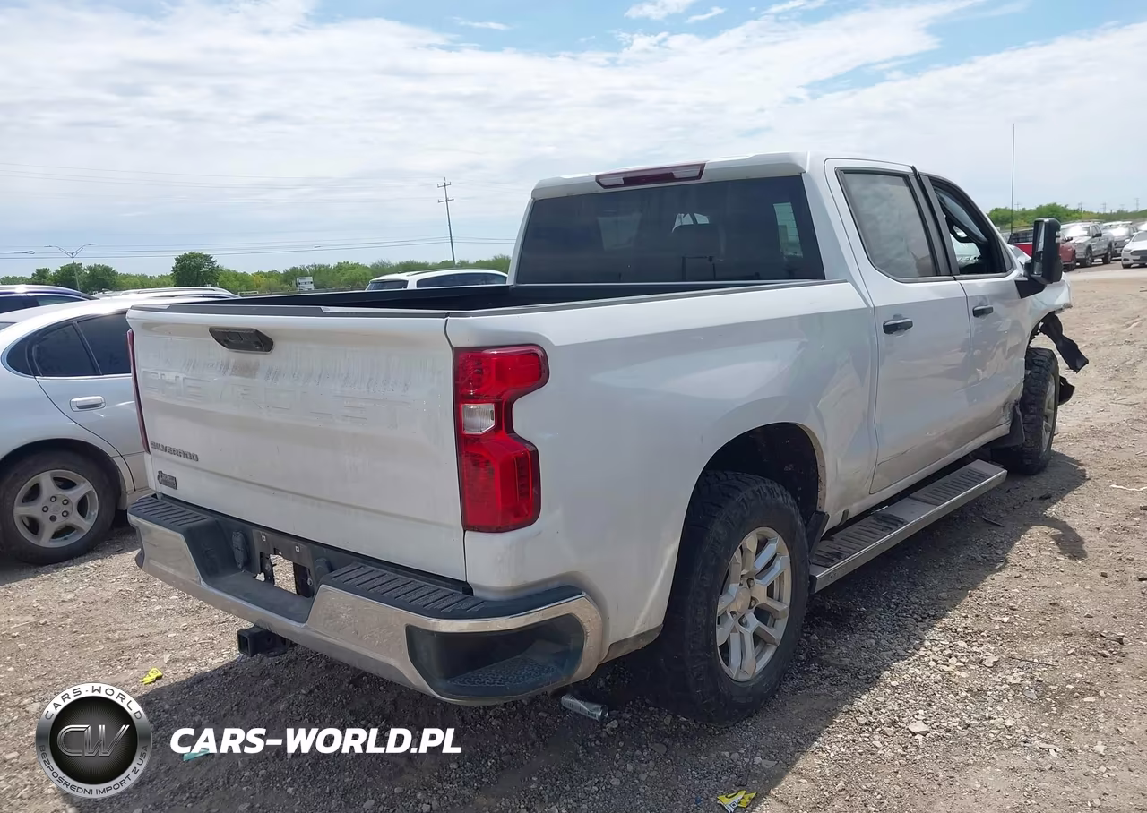 2023 Chevrolet Silverado 1500 4Wd Short Bed Wt VIN:1GCUDAED4PZ162792 - 4