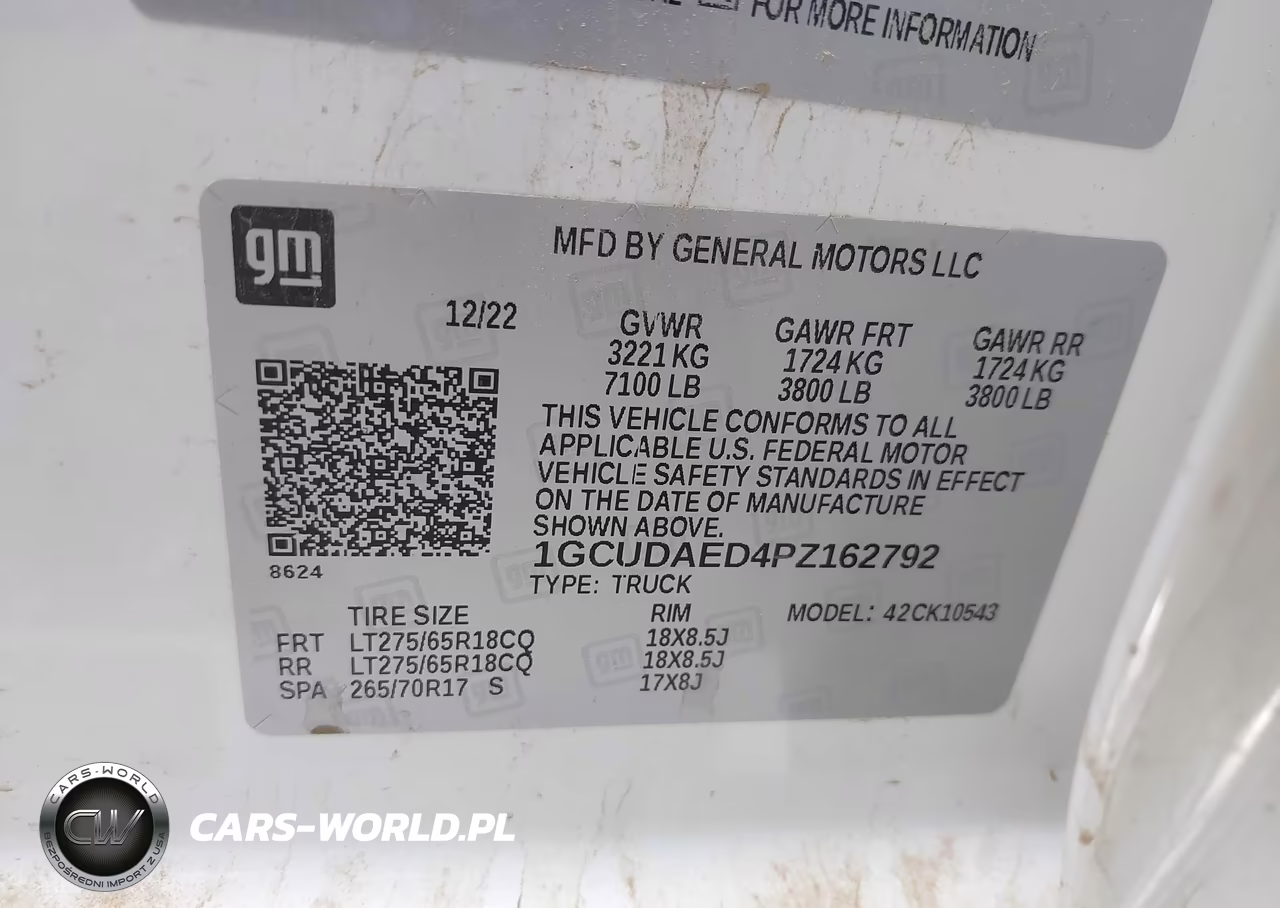2023 Chevrolet Silverado 1500 4Wd Short Bed Wt VIN:1GCUDAED4PZ162792 - 9