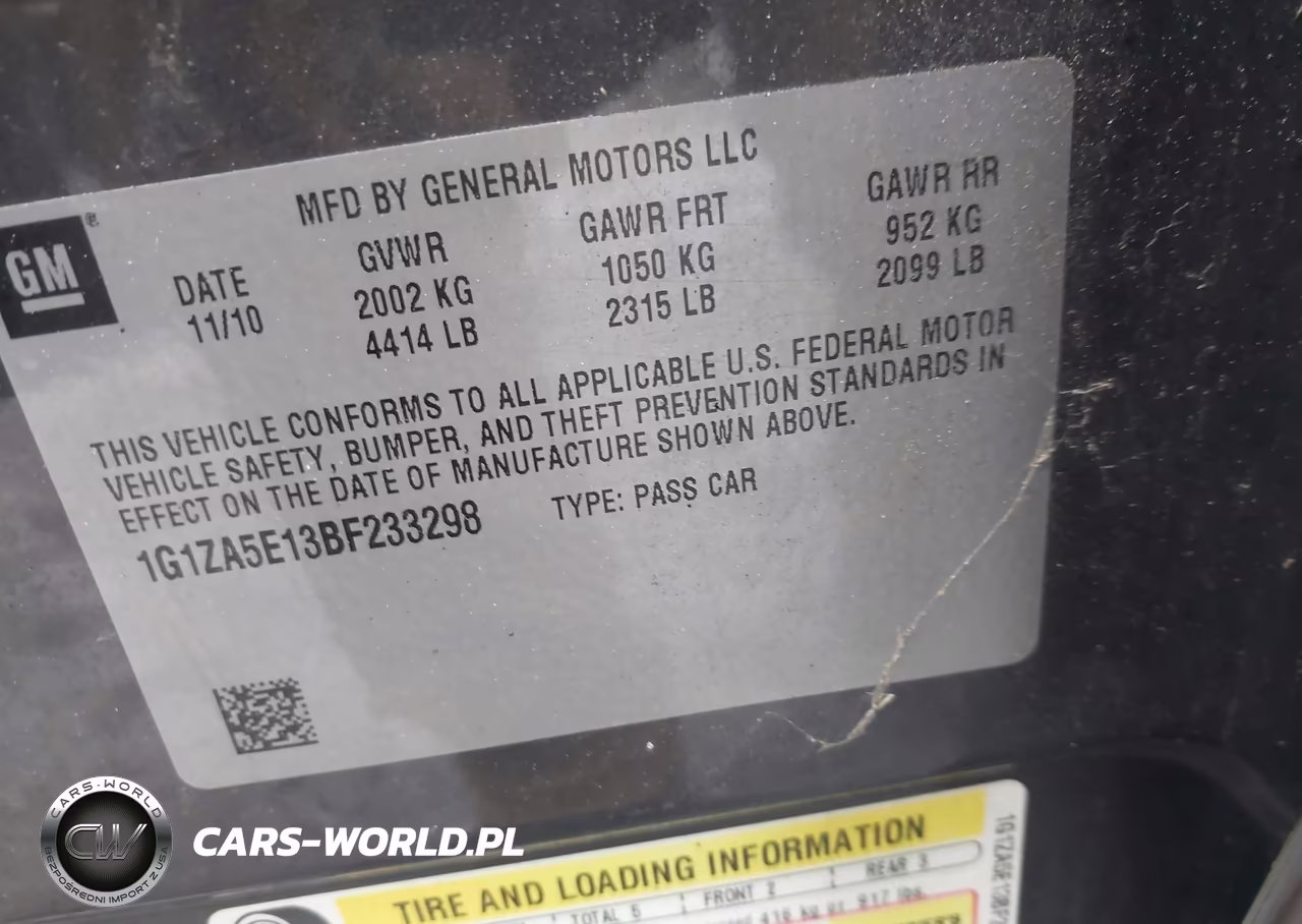 2011 Chevrolet Malibu Ls VIN:1G1ZA5E13BF233298 - 9