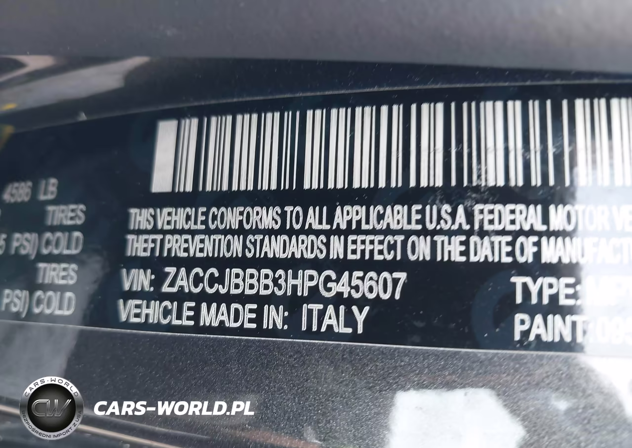 2017 Jeep Renegade Altitude 4X4 VIN:ZACCJBBB3HPG45607 - 9