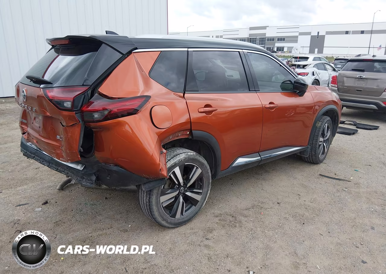 2021 Nissan Rogue Sl Fwd VIN:JN8AT3CA3MW024155 - 4