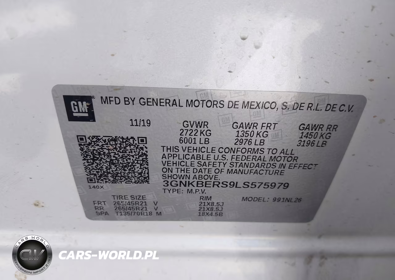 2020 Chevrolet Blazer Fwd Rs VIN:3GNKBERS9LS575979 - 9