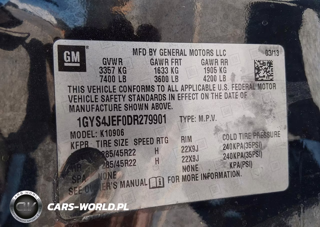 2013 Cadillac Escalade Esv Premium VIN:1GYS4JEF0DR279901 - 9