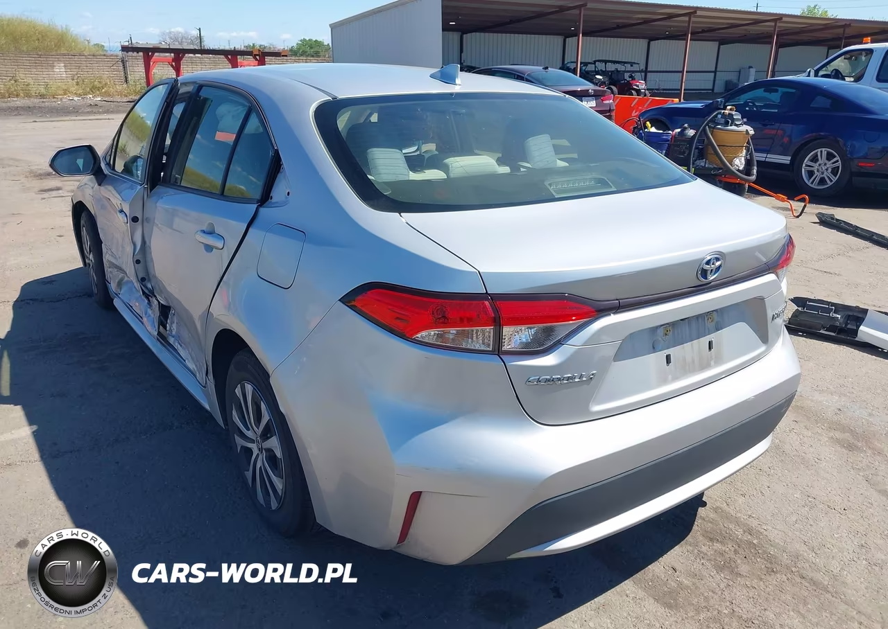 2021 Toyota Corolla Hybrid Le VIN:JTDEAMDE4MJ001653 - 3