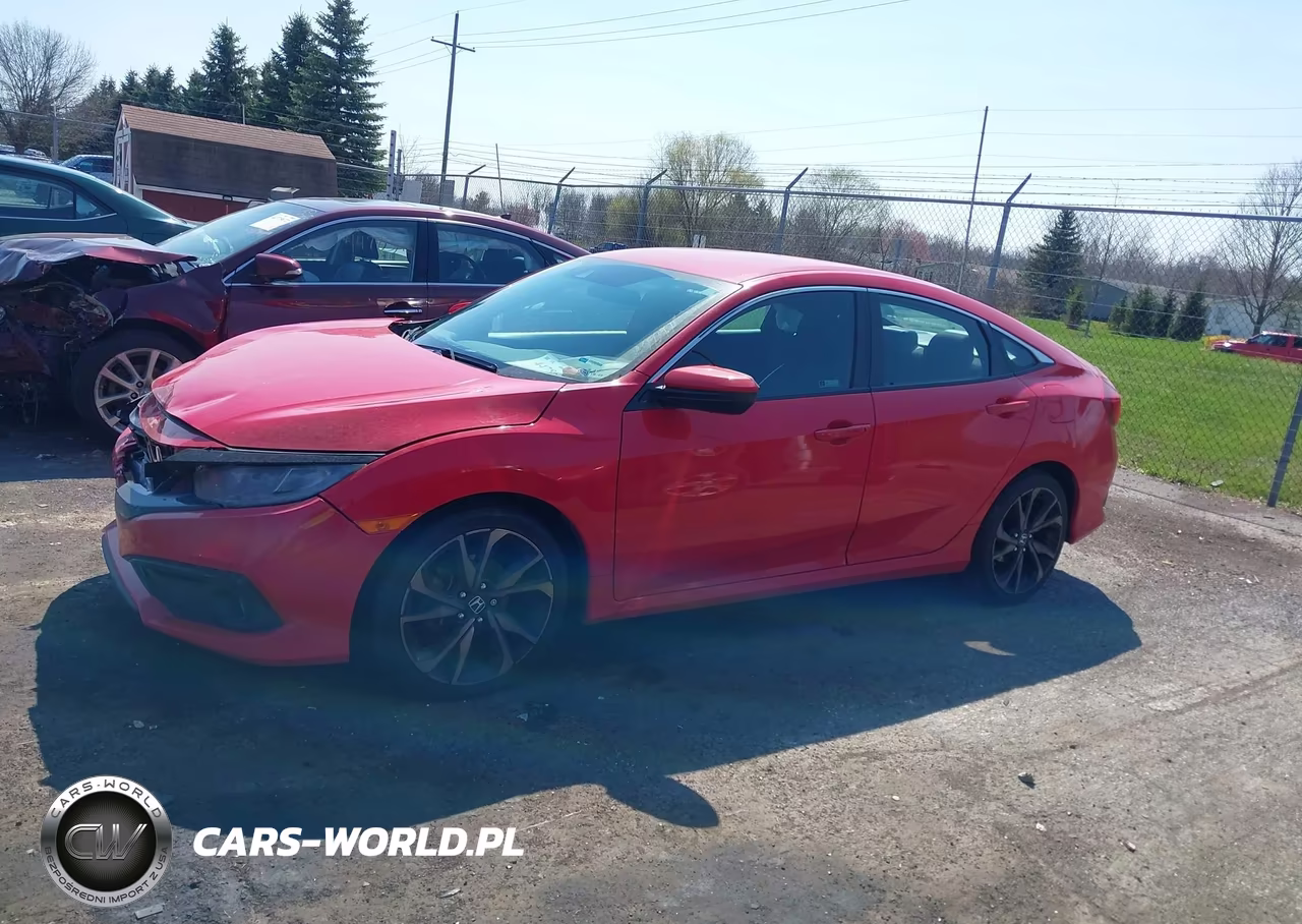 2020 Honda Civic Sport VIN:2HGFC2F8XLH551418 - 14