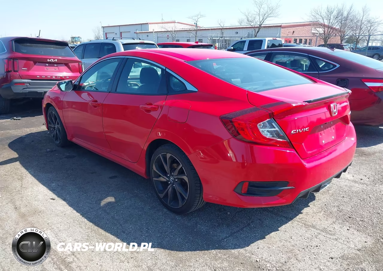 2020 Honda Civic Sport VIN:2HGFC2F8XLH551418 - 3