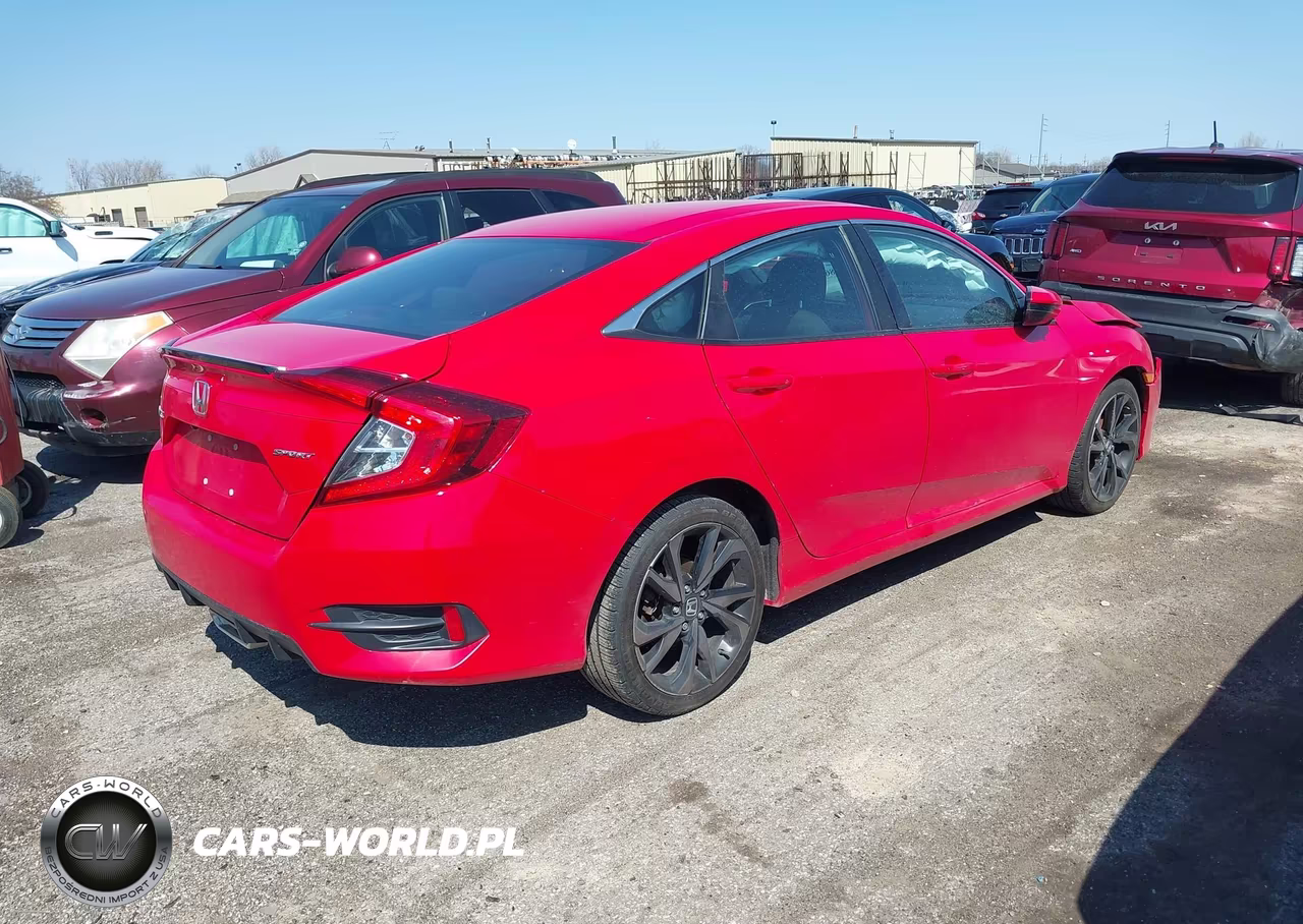 2020 Honda Civic Sport VIN:2HGFC2F8XLH551418 - 4