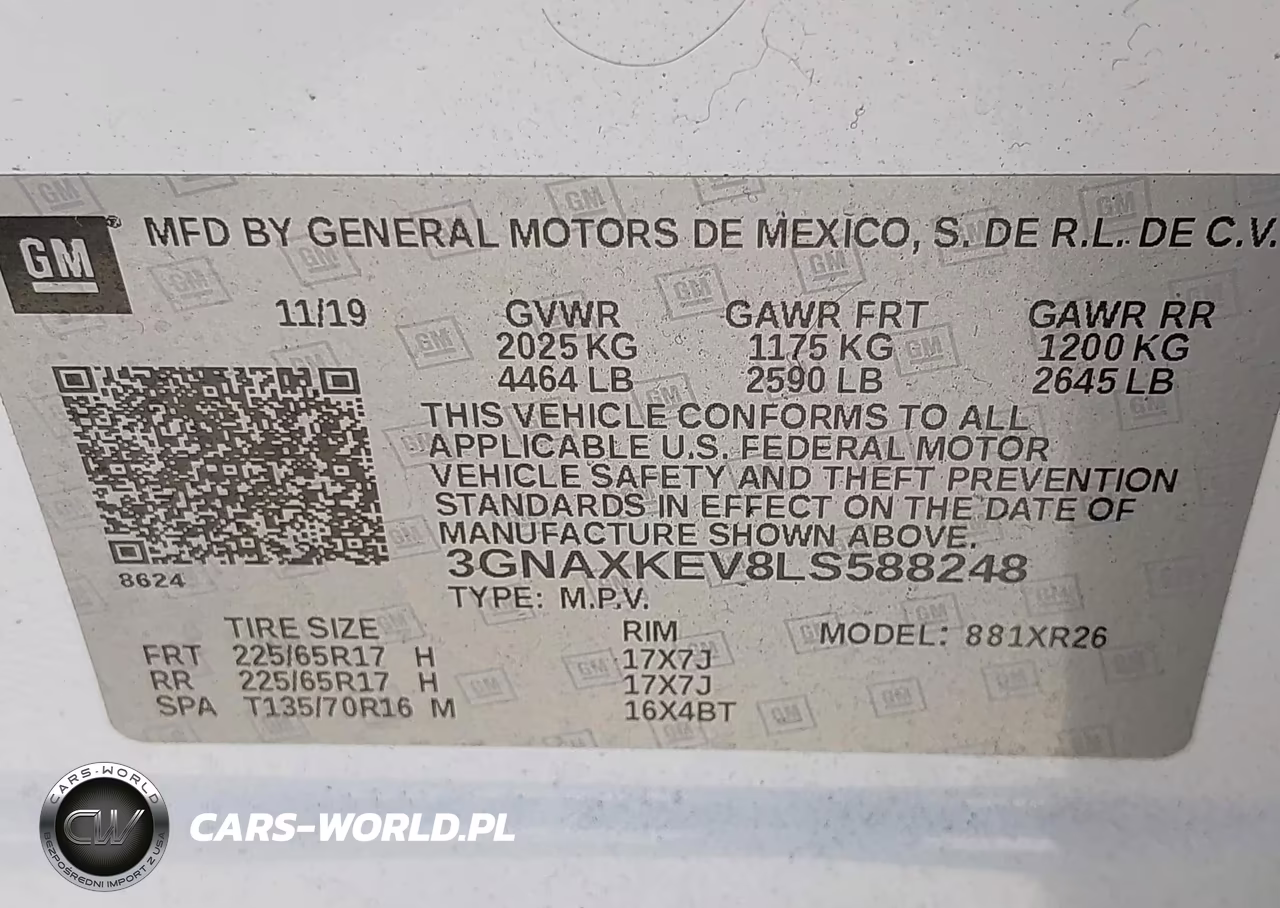 2020 Chevrolet Equinox Fwd Lt 1.5L Turbo VIN:3GNAXKEV8LS588248 - 9
