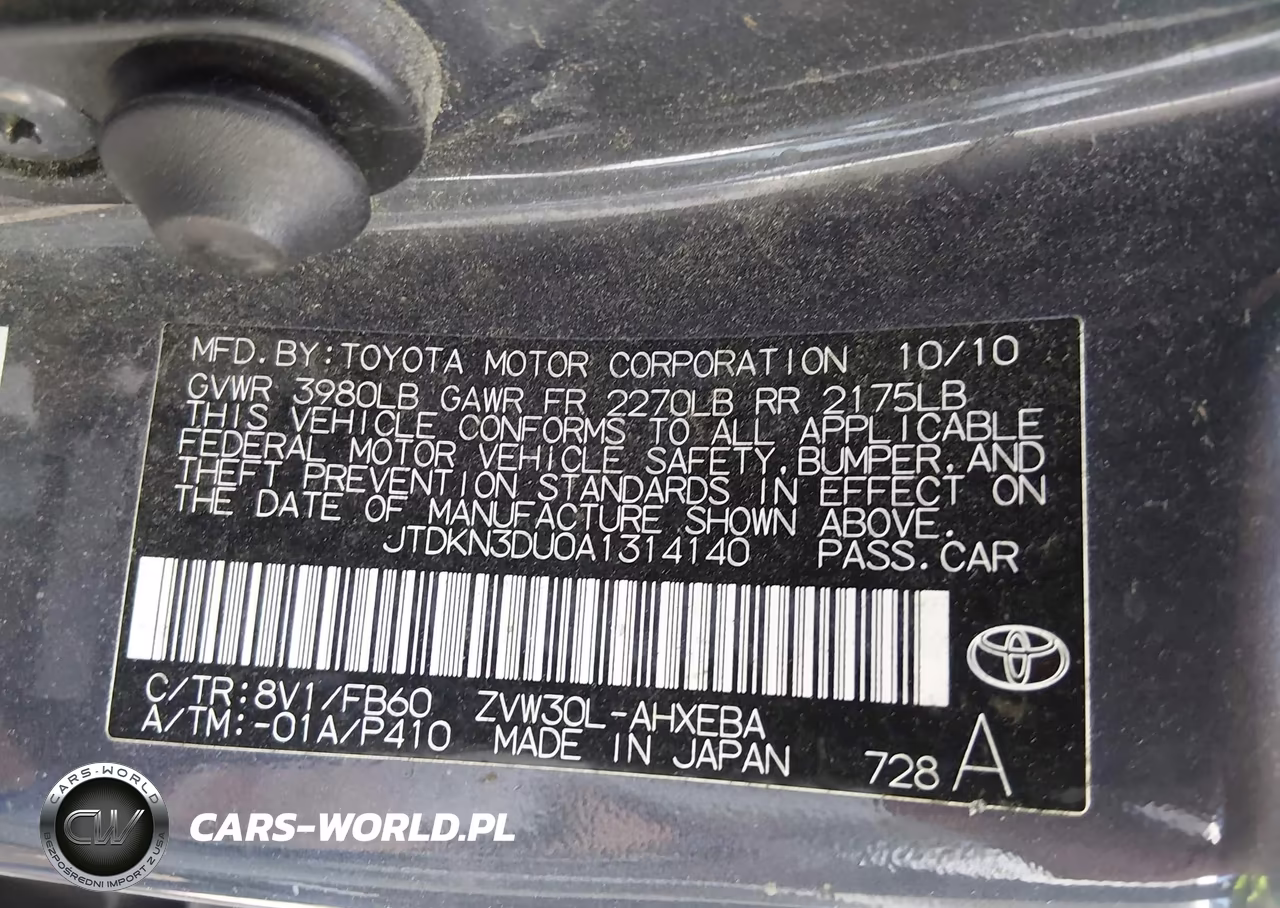 2010 Toyota Prius Iii VIN:JTDKN3DU0A1314140 - 9
