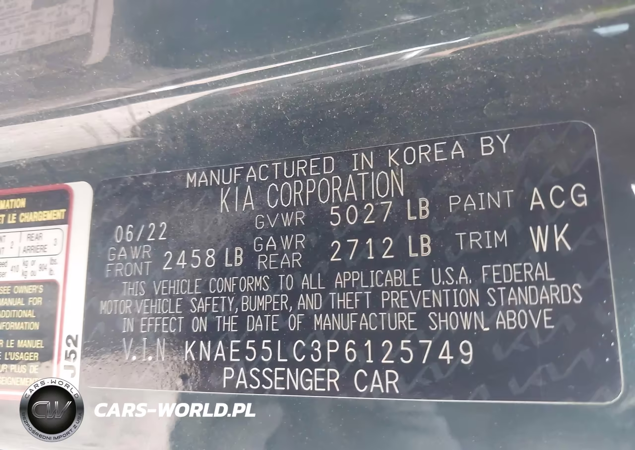 2023 Kia Stinger Gt2 VIN:KNAE55LC3P6125749 - 9