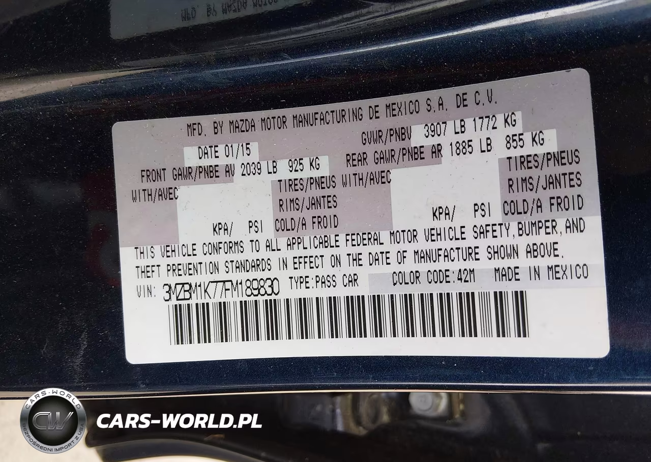 2015 Mazda Mazda3 I Sport VIN:3MZBM1K77FM189830 - 9