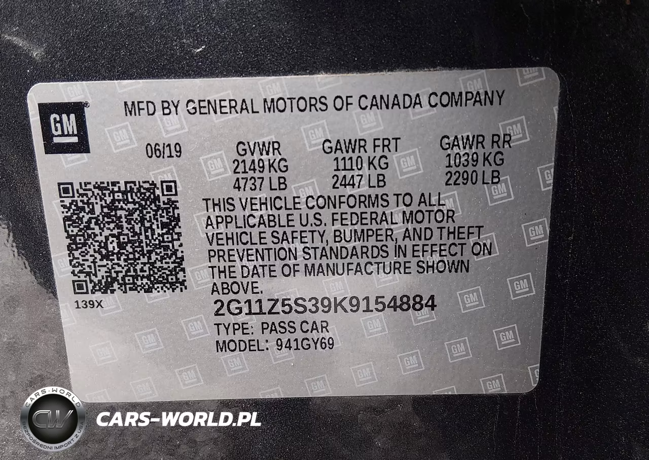 2019 Chevrolet Impala Lt VIN:2G11Z5S39K9154884 - 9