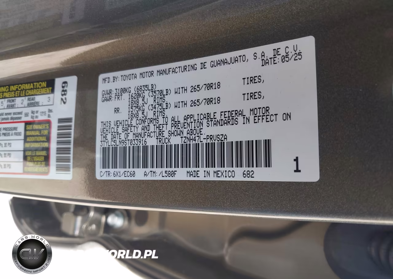 2025 Toyota Tacoma Hybrid Trailhunter VIN:3TYLC5LN9ST033916 - 9