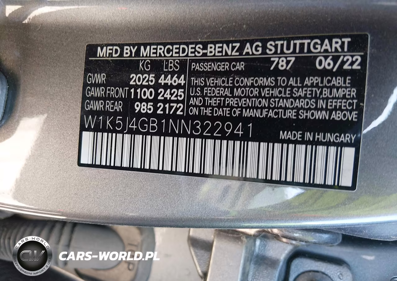 2022 Mercedes-Benz Cla 250 Coupe VIN:W1K5J4GB1NN322941 - 9