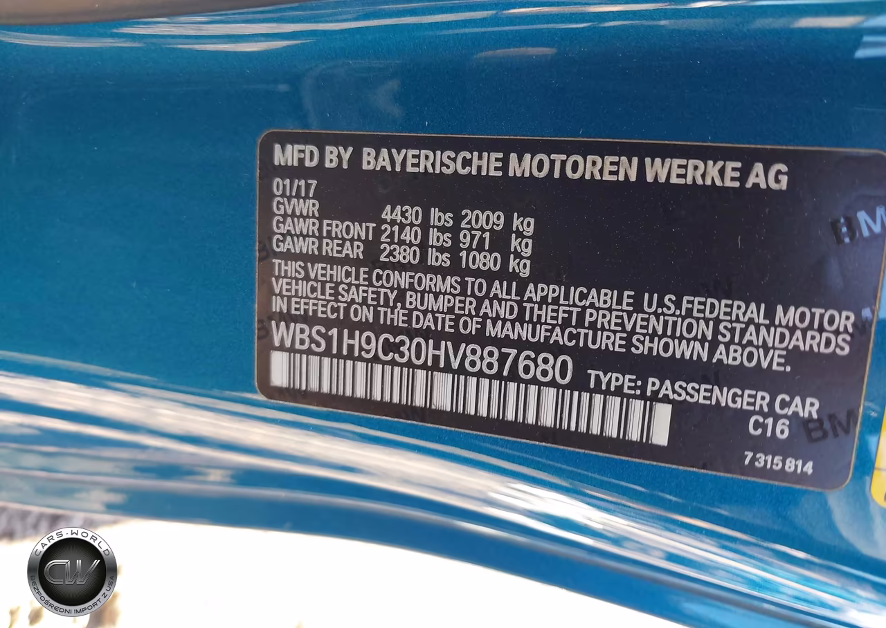 2017 BMW M2 VIN:WBS1H9C30HV887680 - 9