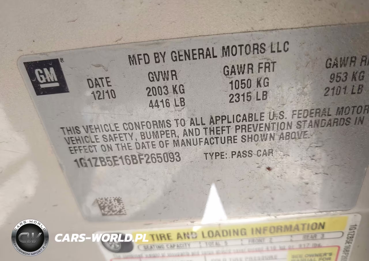 2011 Chevrolet Malibu Ls VIN:1G1ZB5E16BF265093 - 9