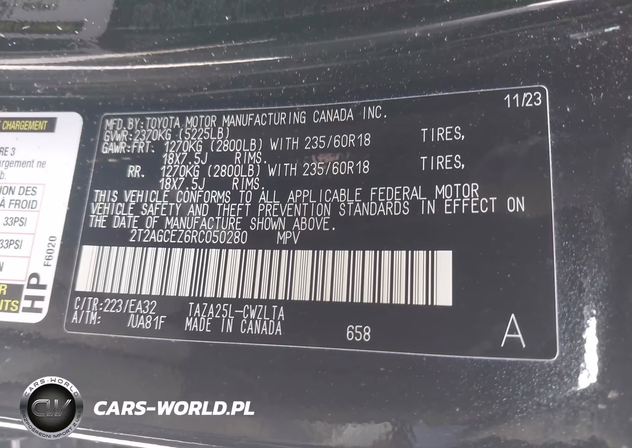 2024 Lexus Nx 350 VIN:2T2AGCEZ6RC050280 - 9