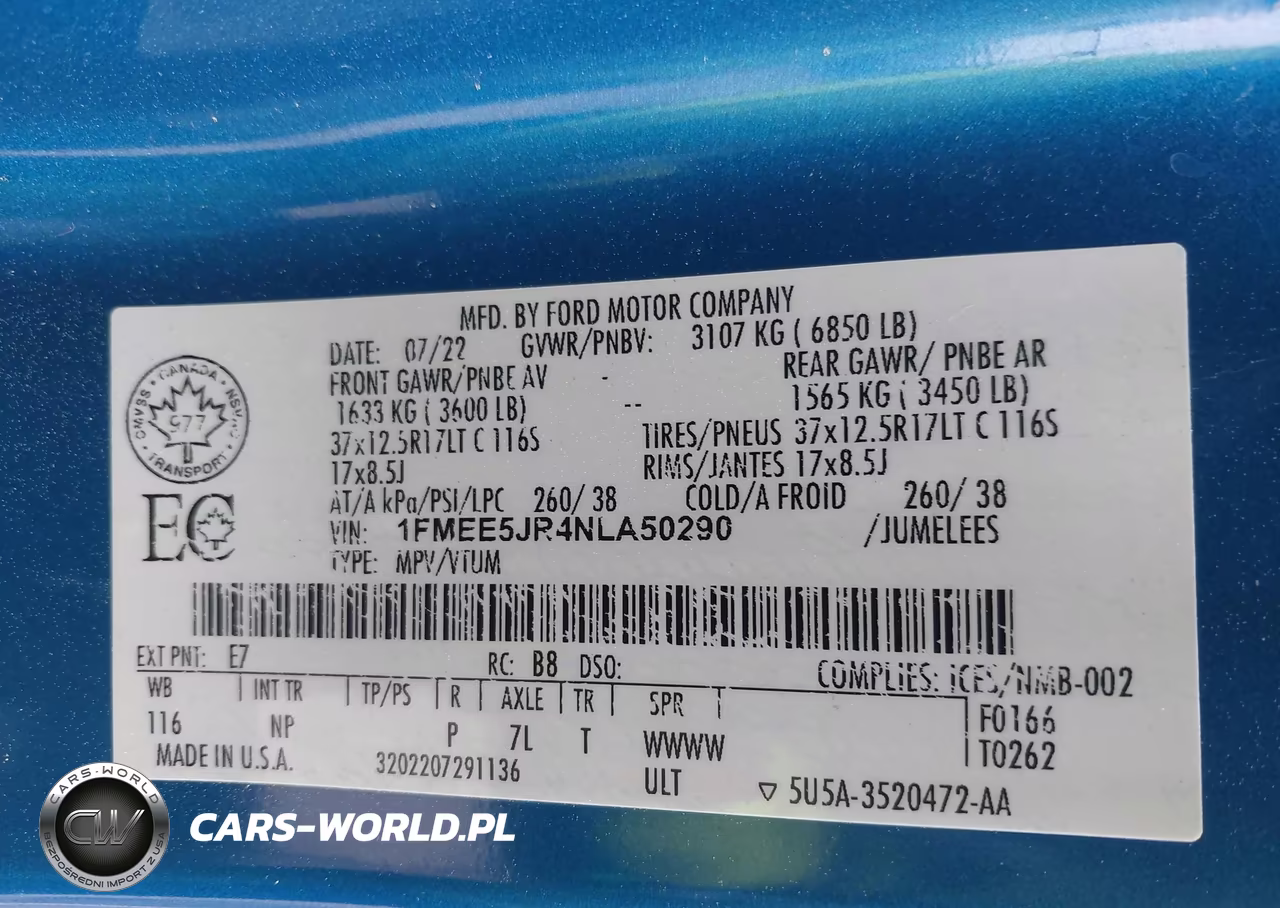 2022 Ford Bronco Raptor VIN:1FMEE5JR4NLA50290 - 9
