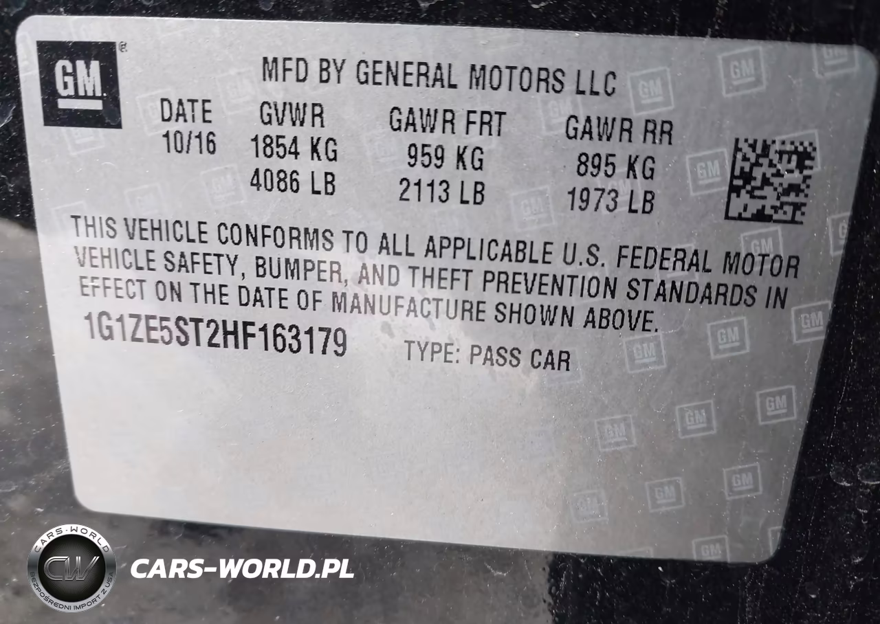 2017 Chevrolet Malibu 1Lt VIN:1G1ZE5ST2HF163179 - 9