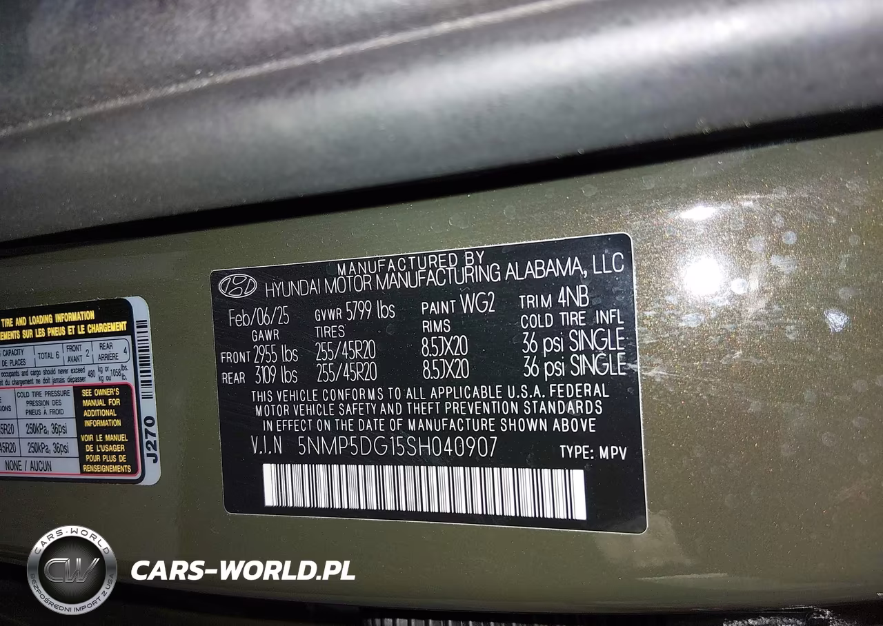 2025 Hyundai Santa Fe Hybrid Calligraphy VIN:5NMP5DG15SH040907 - 9